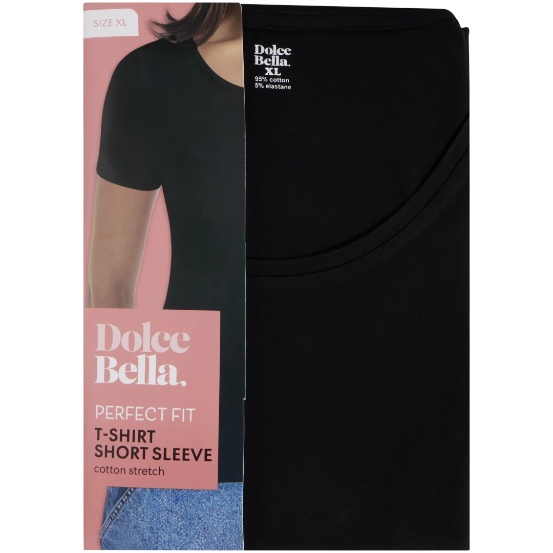 T-shirt com decote redondo Dolce Bella