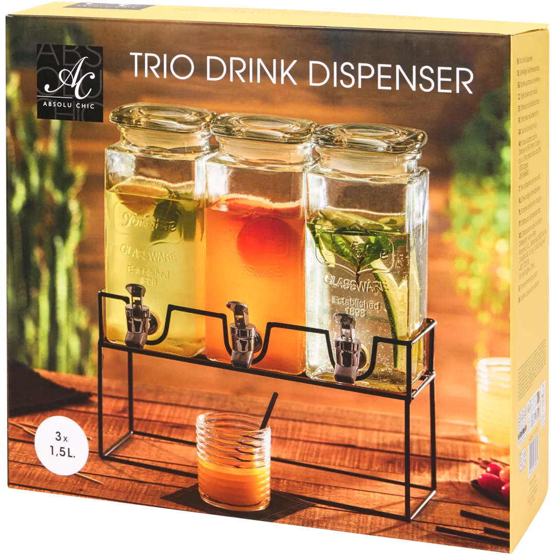 Distributeurs de boisson avec support Absolu Chic
