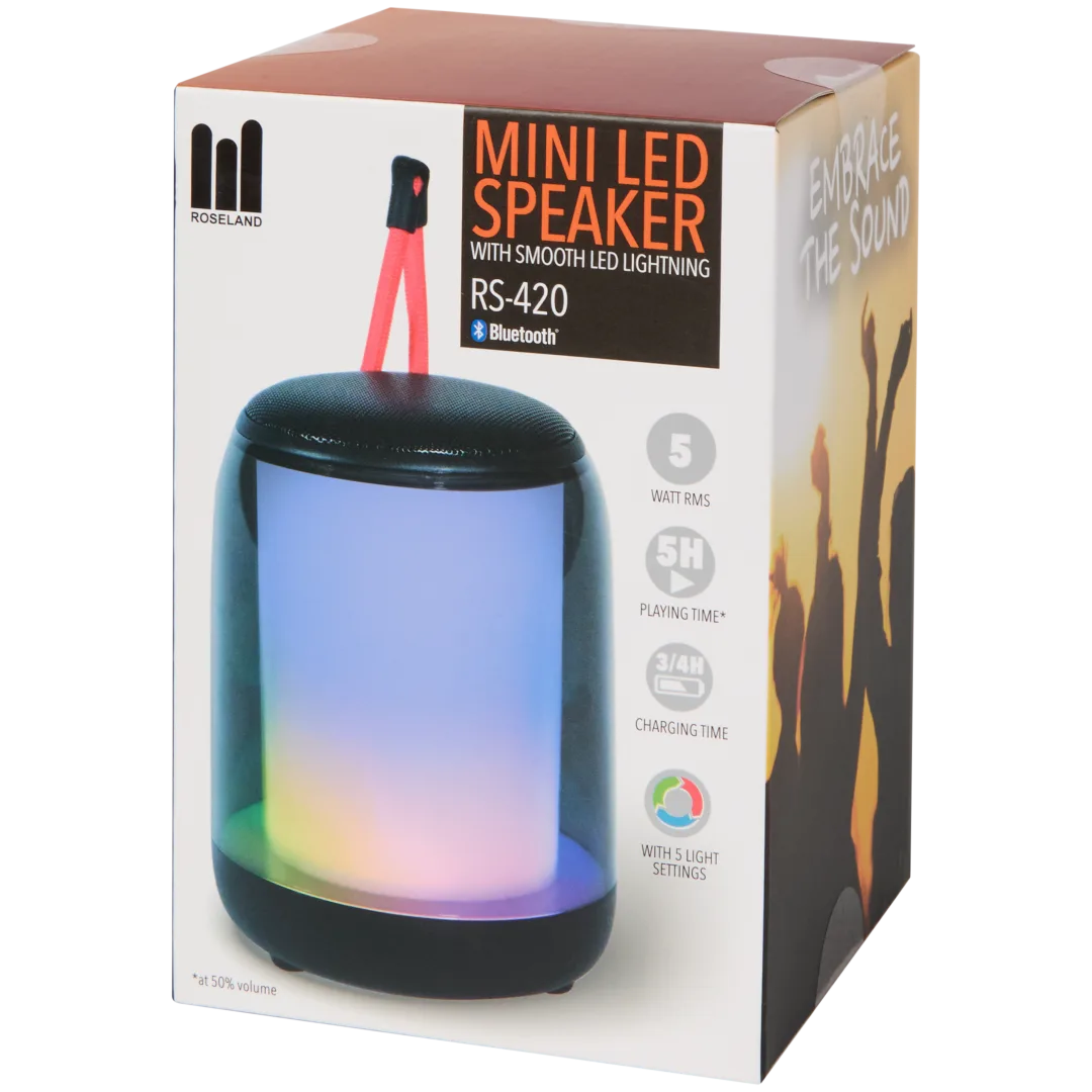 Roseland Mini-Lautsprecher mit Lichtfunktion 3
