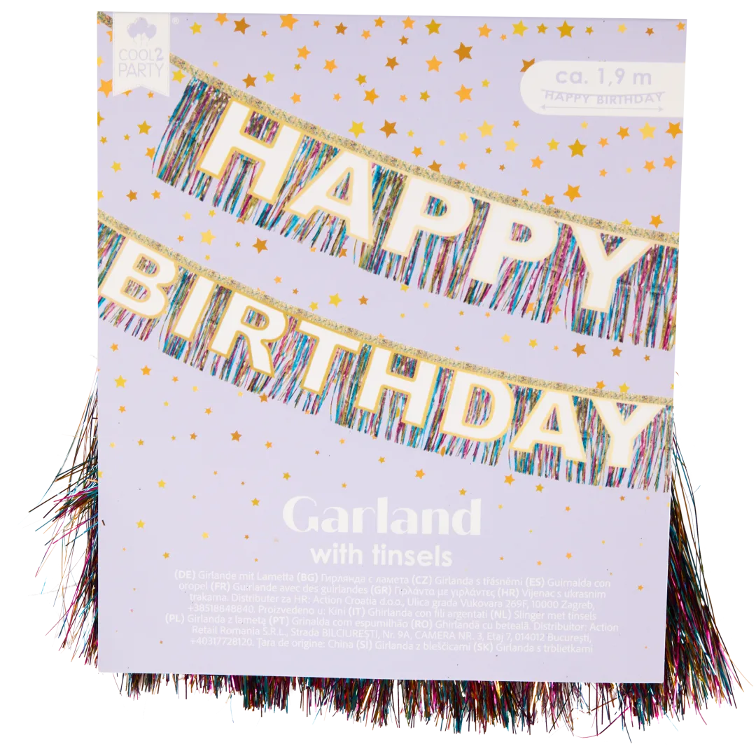 Grinalda de aniversário