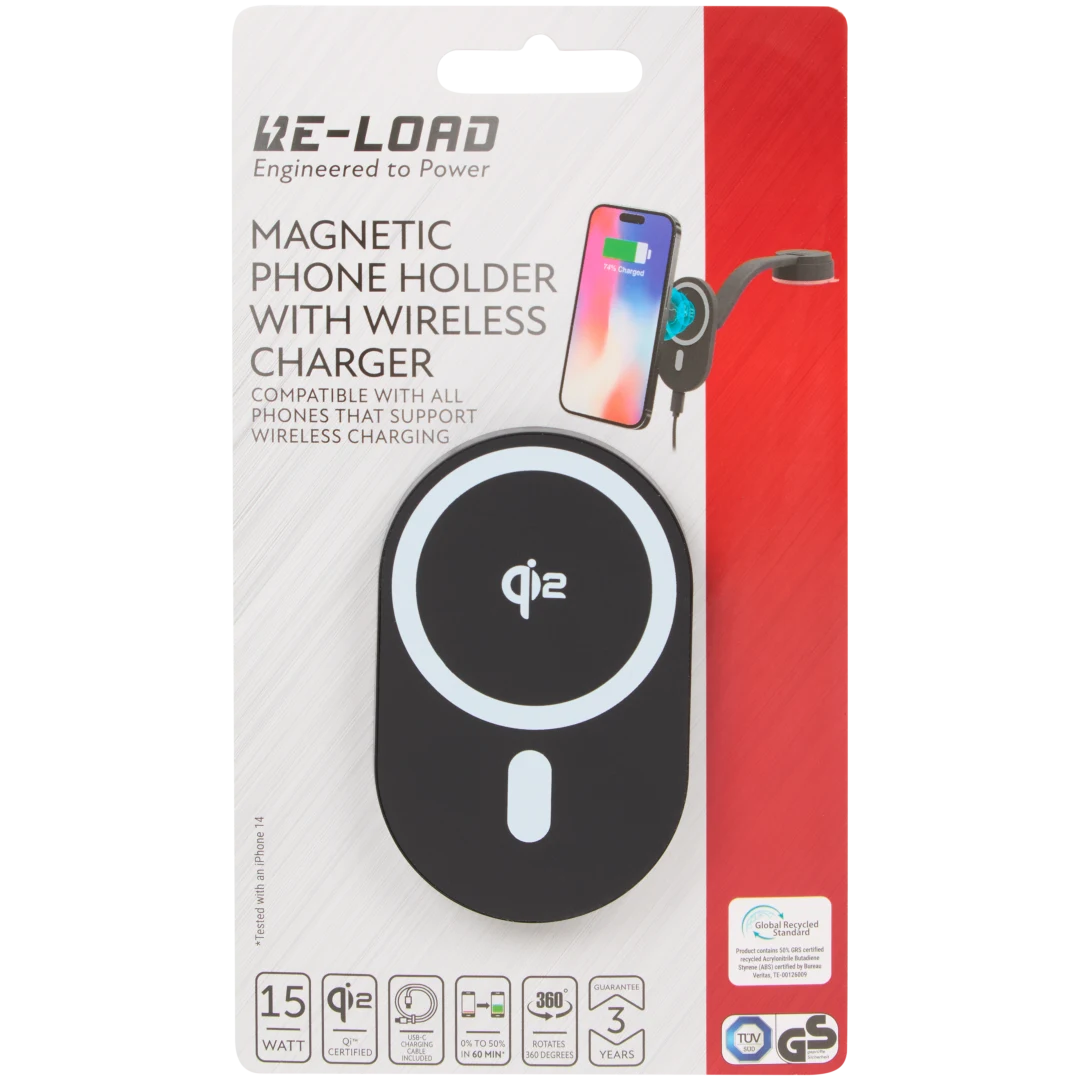 Chargeur de voiture sans fil magnétique Re-load