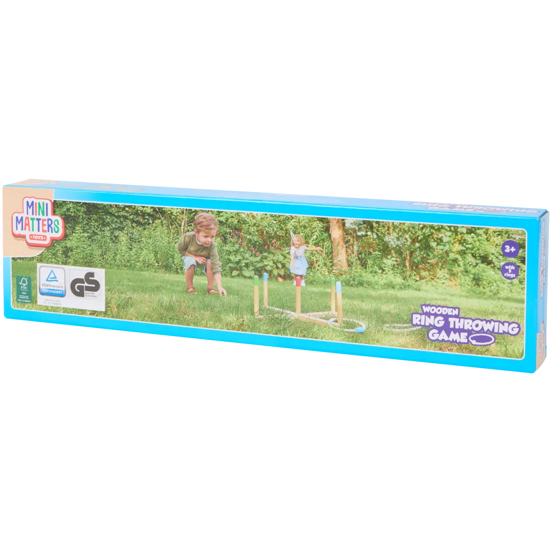 Gioco lancio dell'anello in legno 2