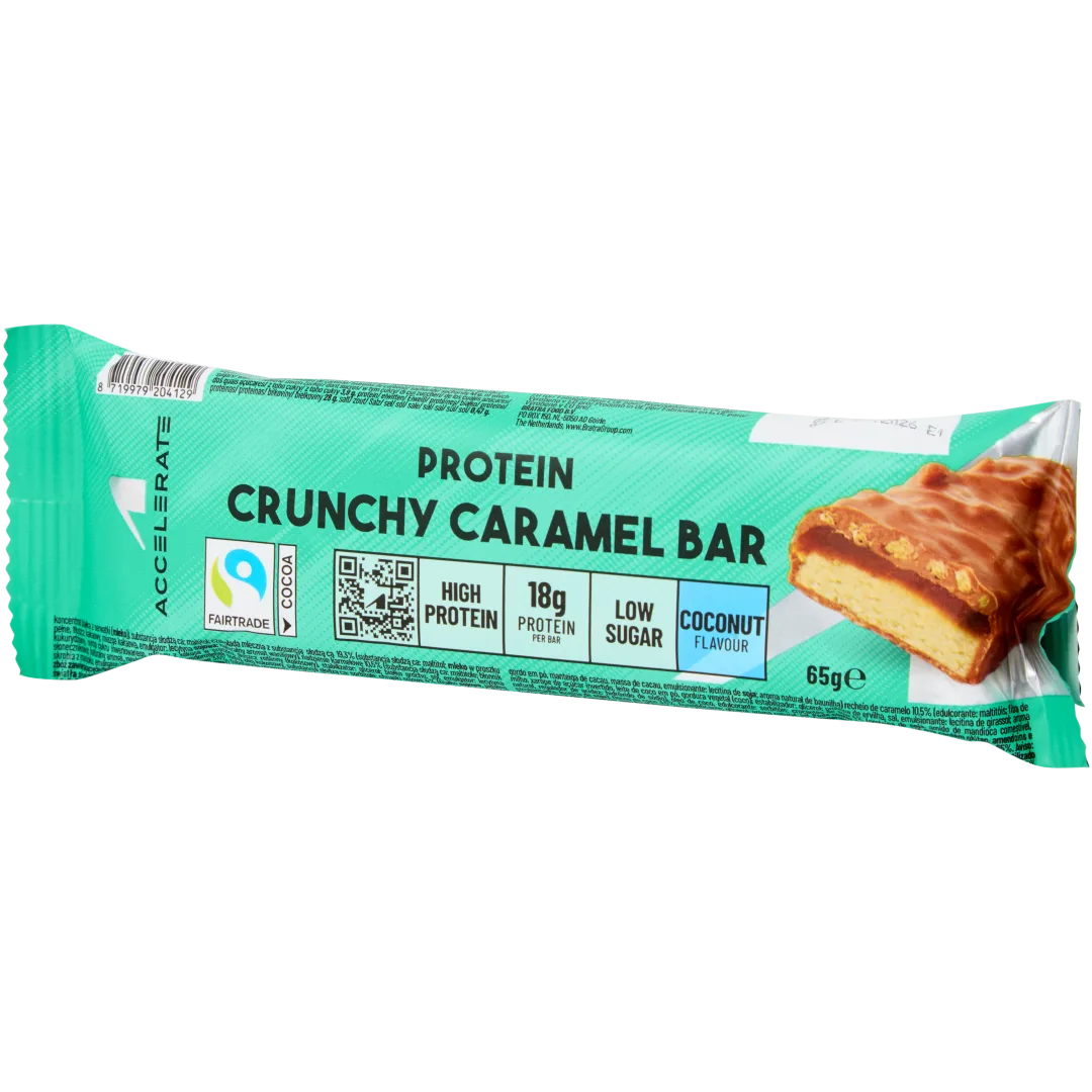 Barra de proteínas Accelerate Crunchy Caramel
