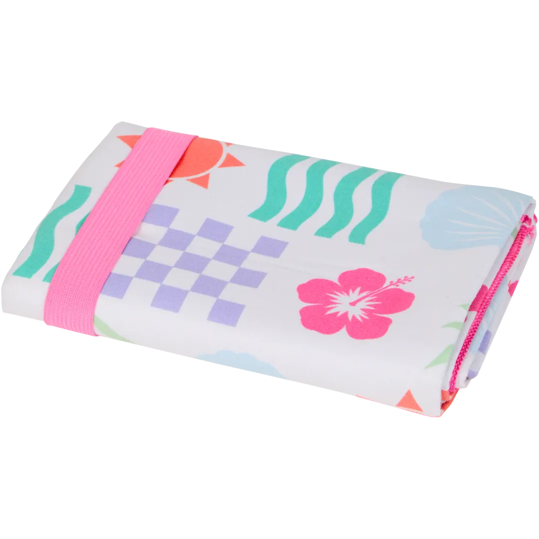 Telo Mare In Microfibra Phantomon 80x180 Cm - 2 In 1 Asciugamano Con Borsa A Coullisse - Design Ispirato A Matisse