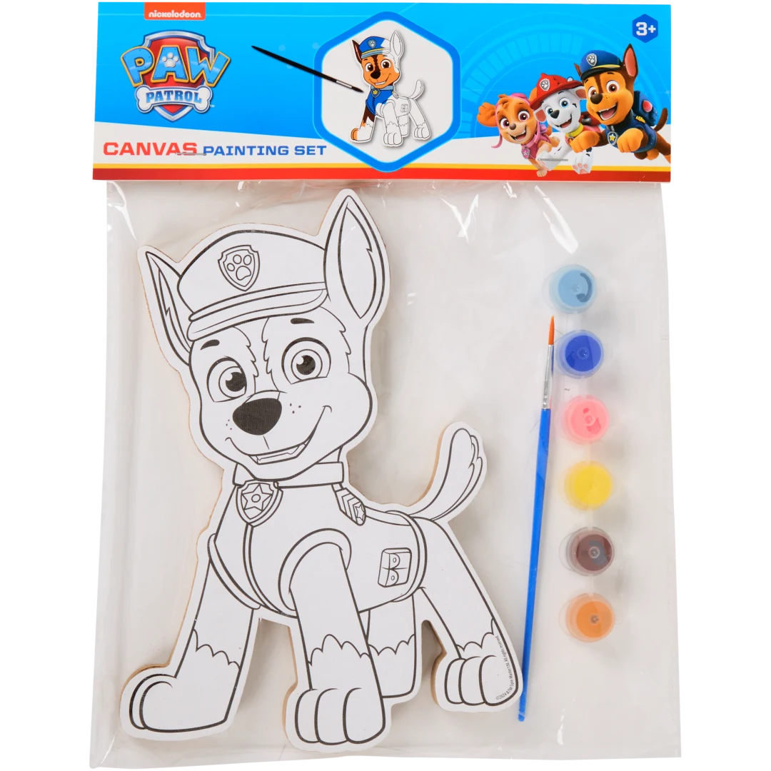Juego de pintura con lienzo Paw Patrol
