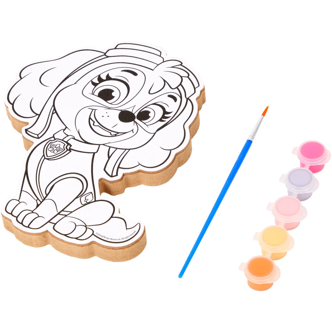 Juego de pintura con lienzo Paw Patrol