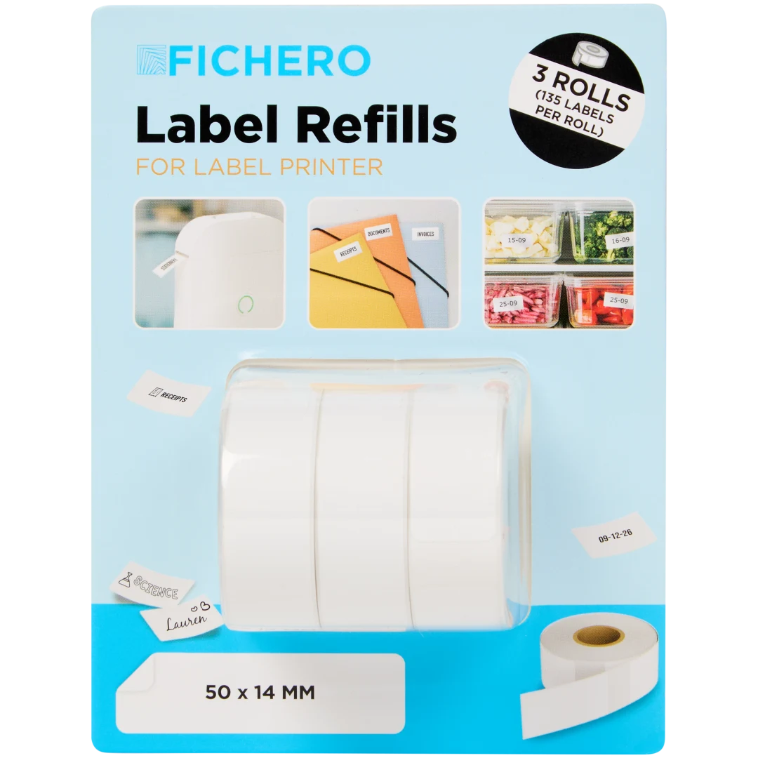 Fichero Etikettendrucker Nachfüllrollen
