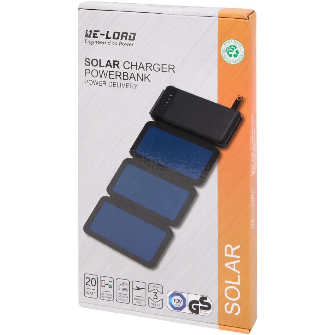 Batería externa solar Re-load