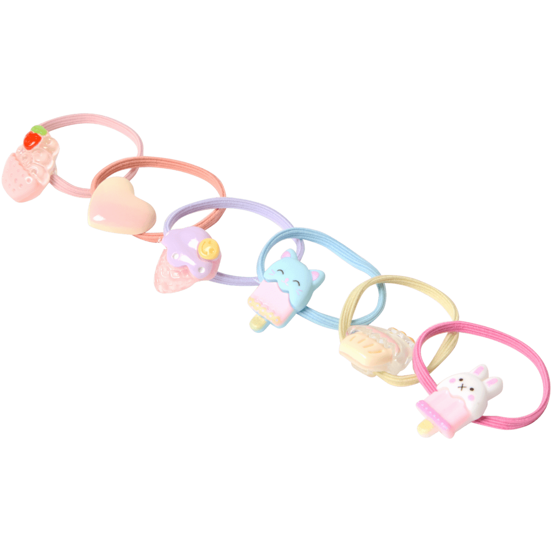 Elastici per capelli con decorazione