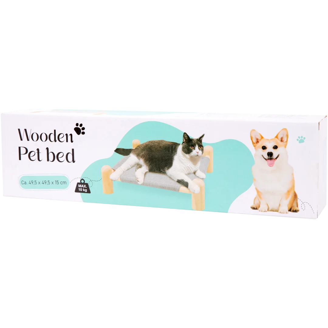 Haustierbett aus Holz 3