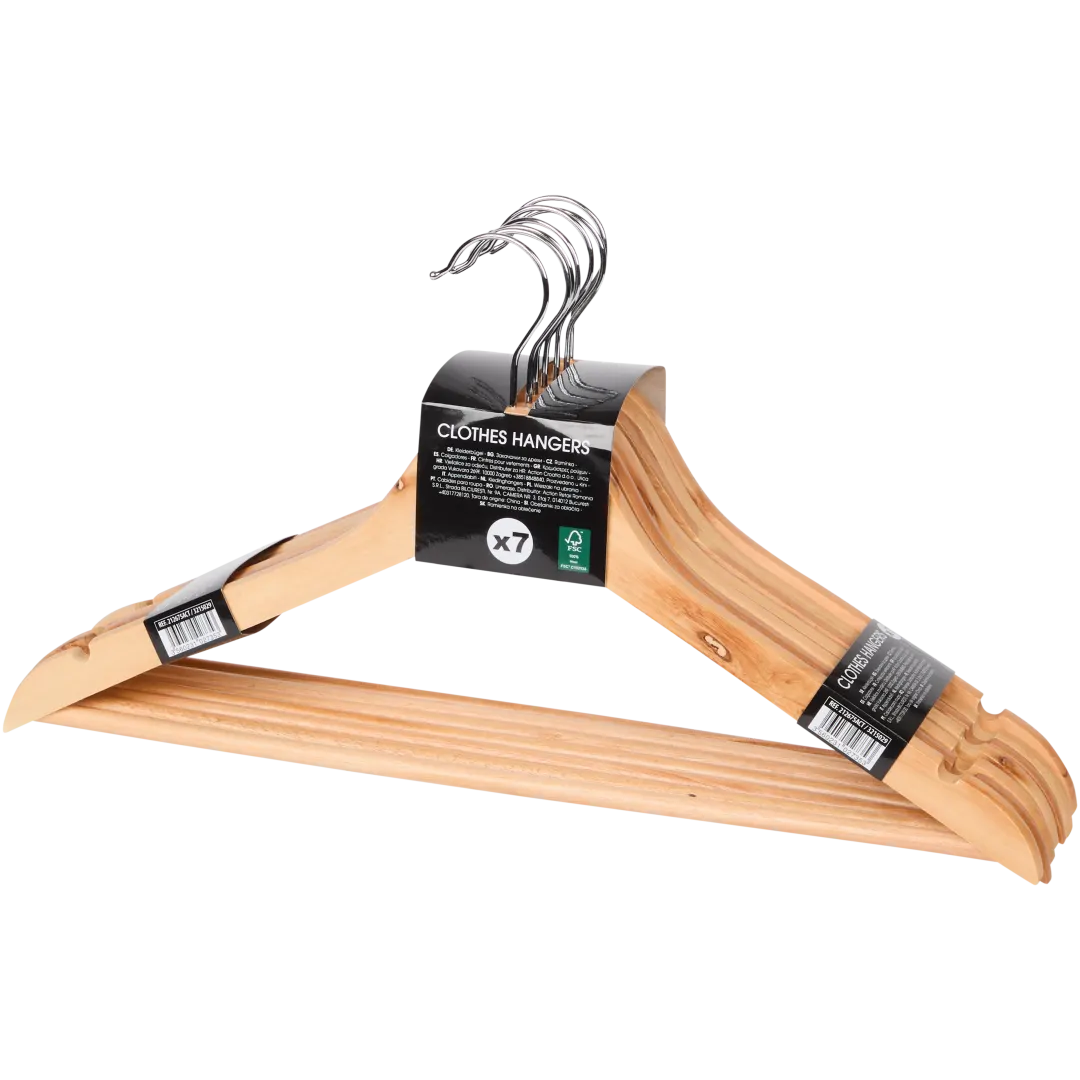 Kleiderbügel aus Holz 2