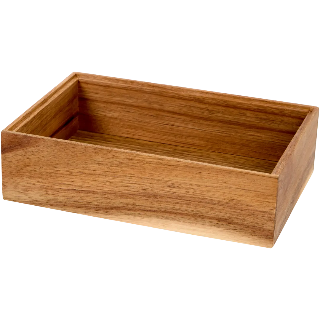 Opbergbox van acaciahout