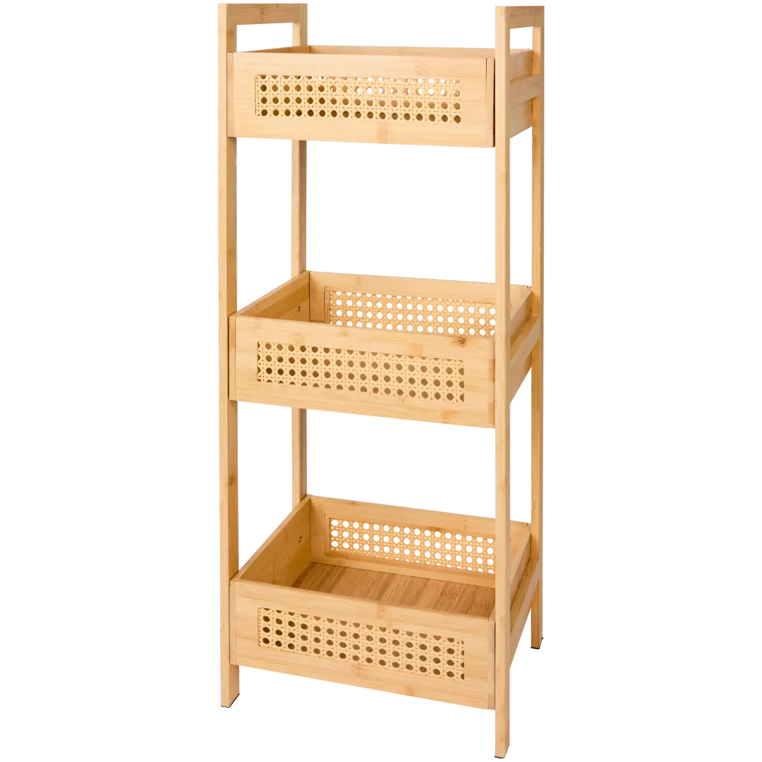 Étagère de salle de bain en bambou 1