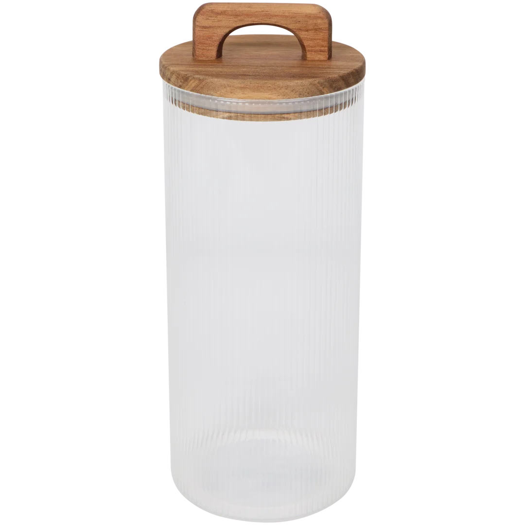 Posuda za pohranu s drvenim poklopcem