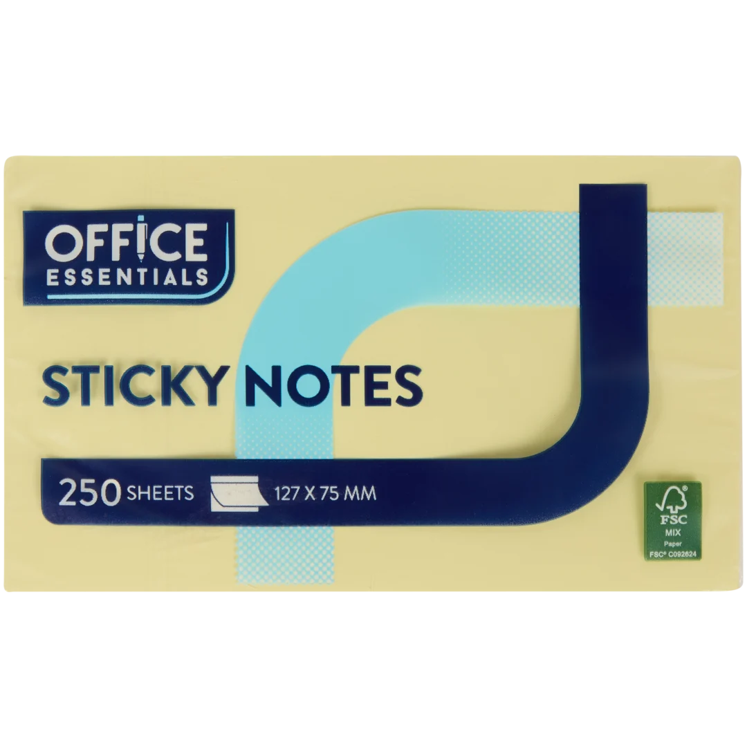 Office Essentials sticky notes