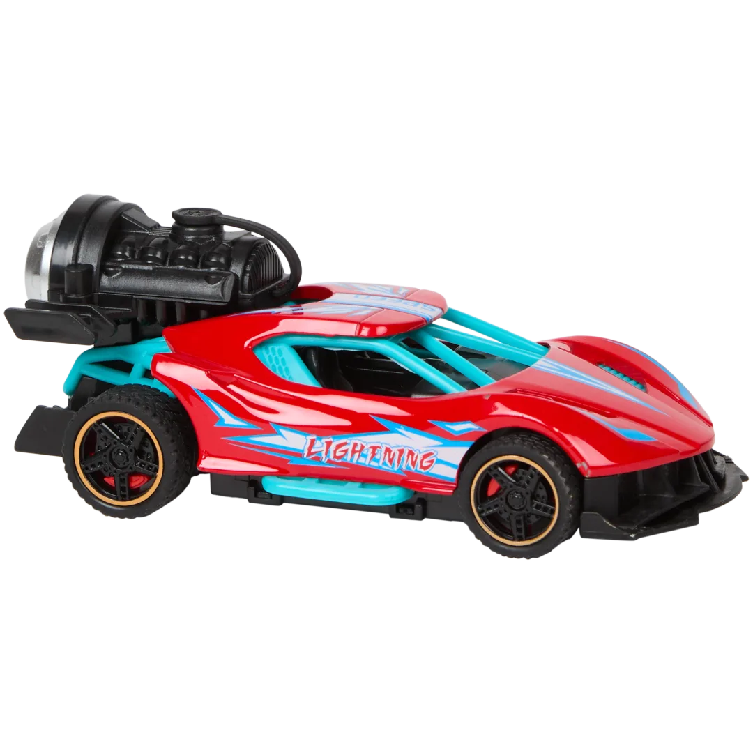 Speelgoedauto met rook en licht