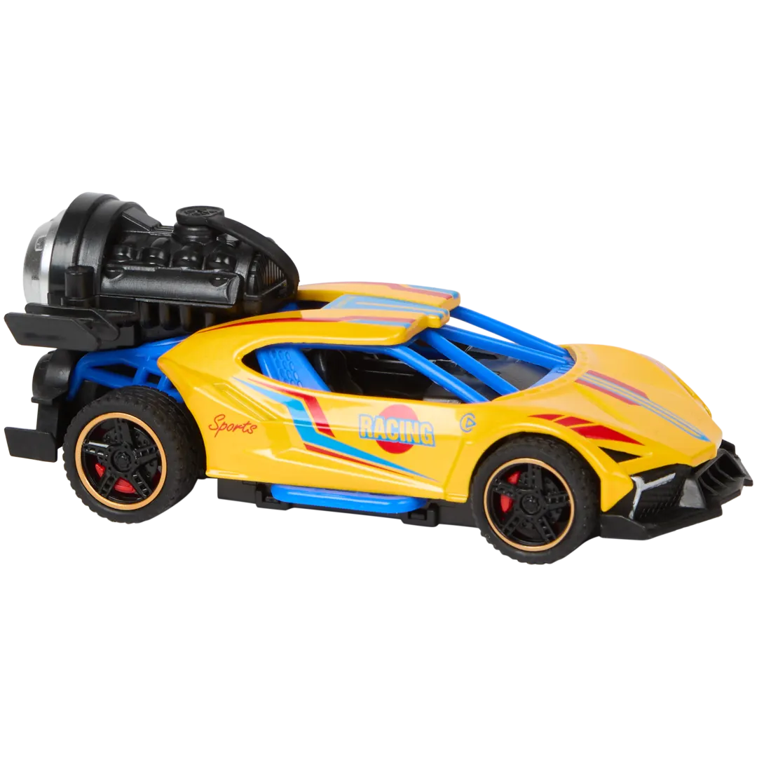 Speelgoedauto met rook en licht
