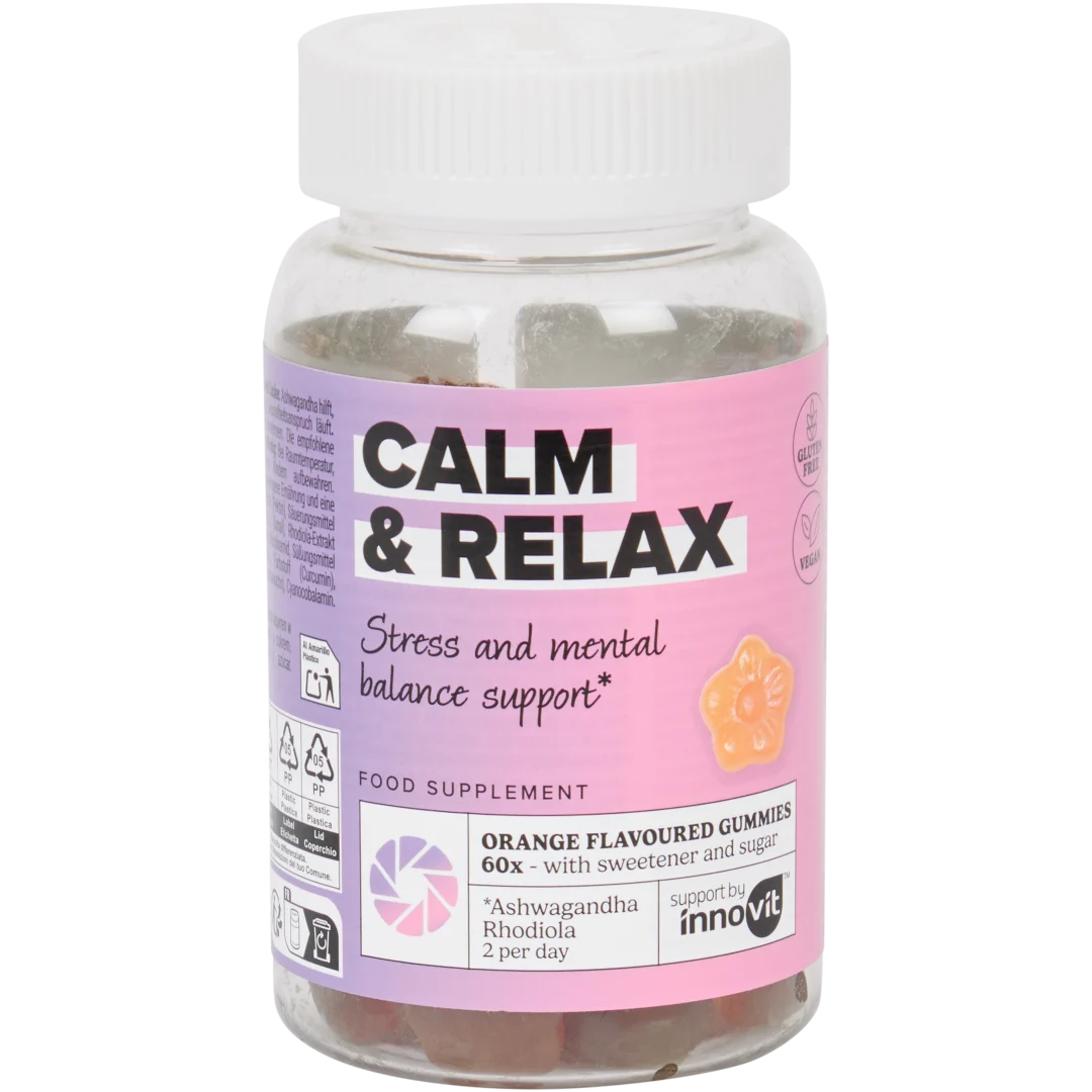 Innovit Calm & Relax Fruchtgummis Ashwagandha und Rhodiola 1