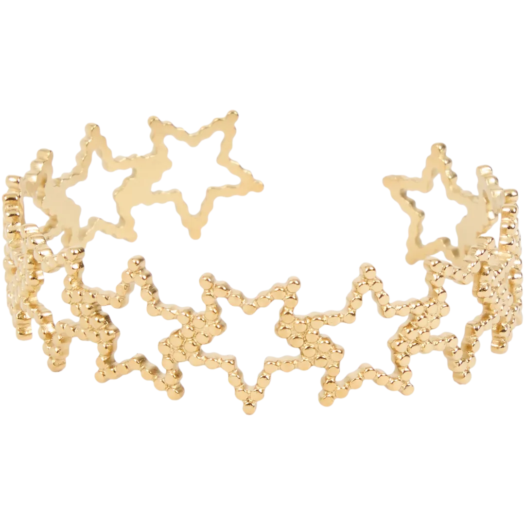 Roestvrijstalen bangle-armband