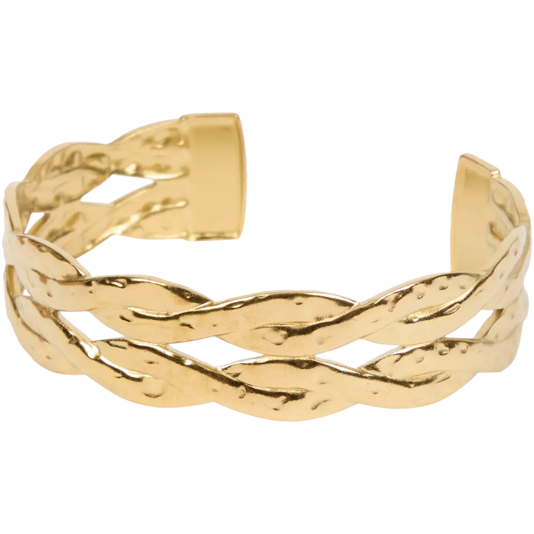 Roestvrijstalen bangle-armband