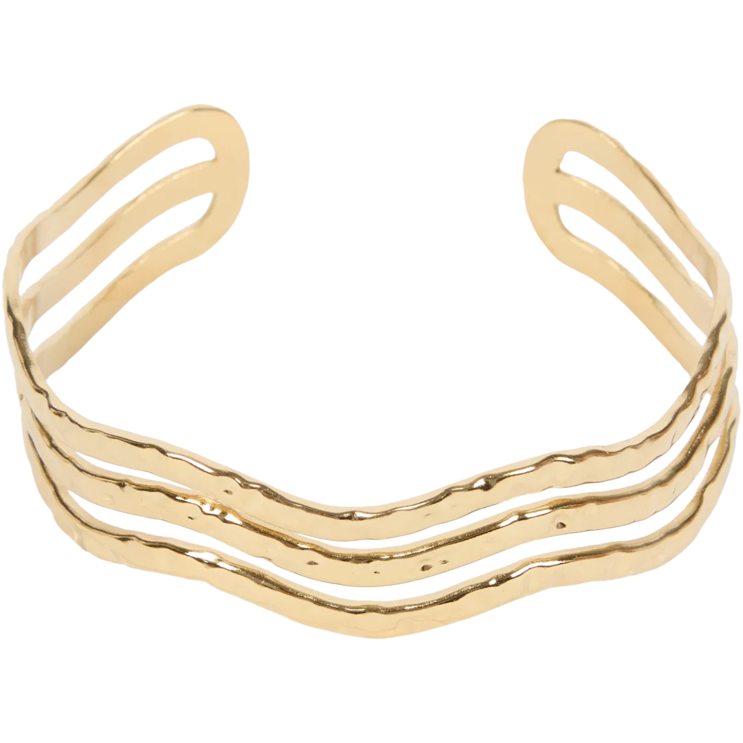 Roestvrijstalen bangle-armband