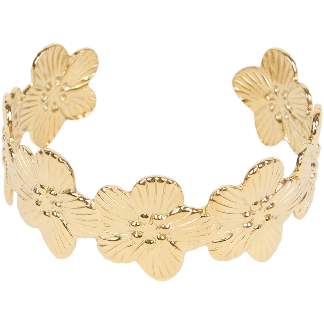 Roestvrijstalen bangle-armband