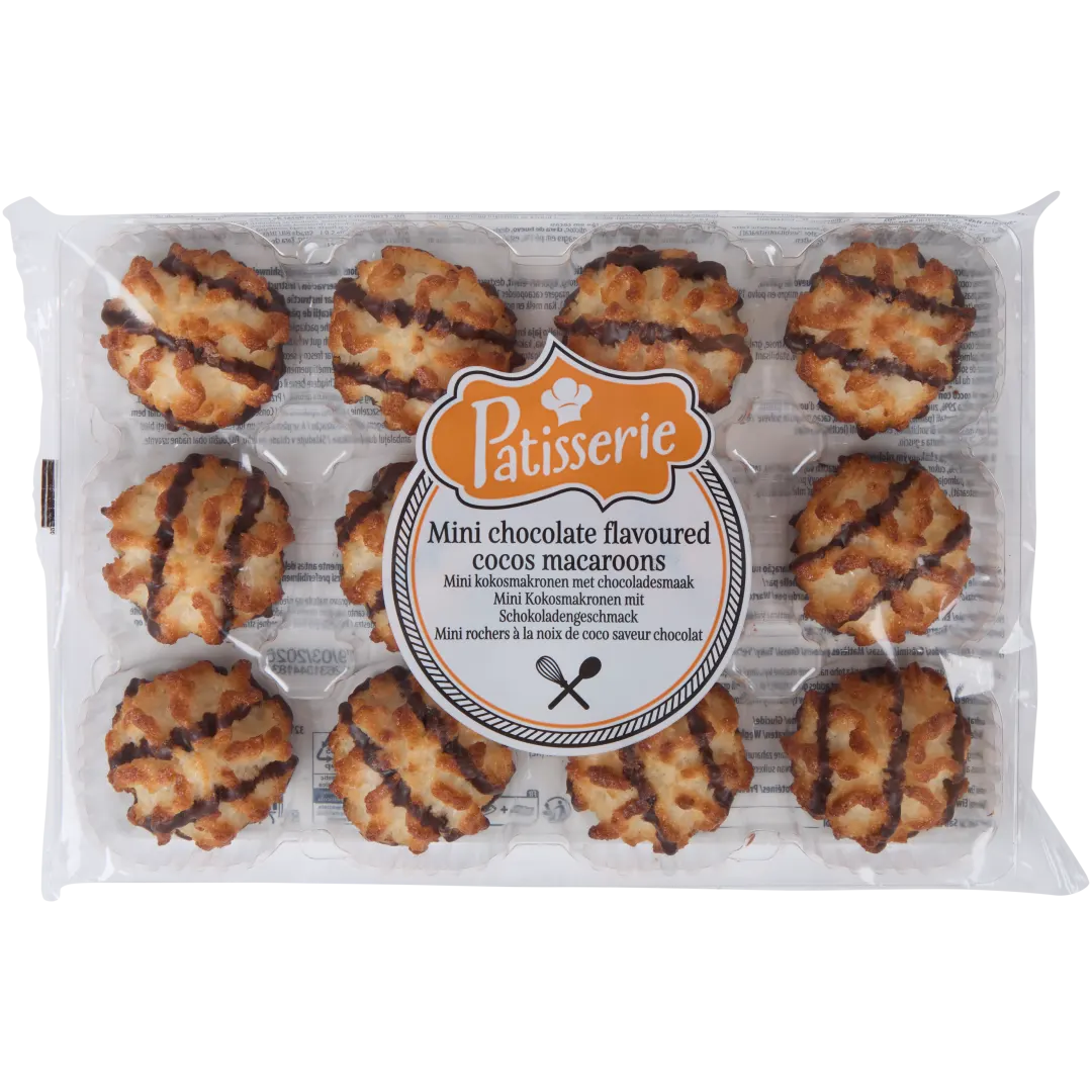 Patisserie Mini-Kokosmakronen mit Schokoladengeschmack 1