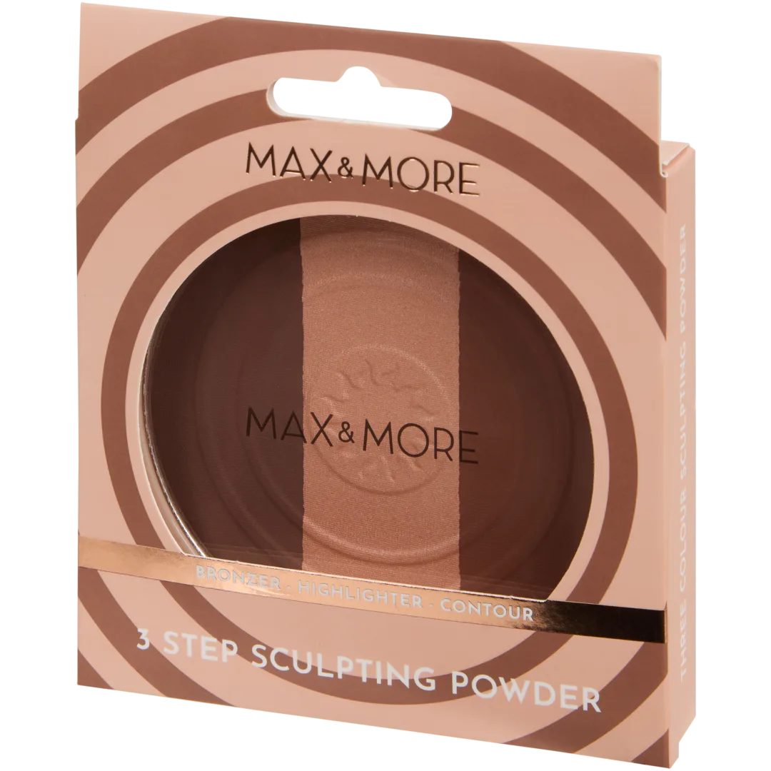 Puder do konturowania 3 w 1 Max & More