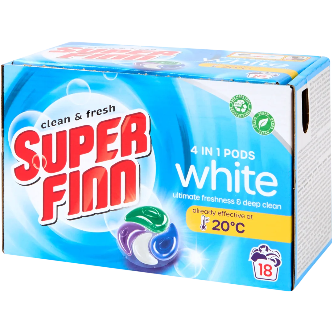 Superfinn 4-in-1-Pods White 1