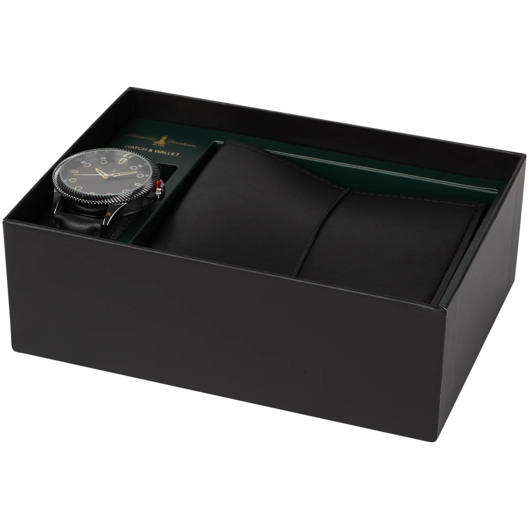 Zestaw upominkowy z zegarkiem i breloczkiem do kluczy Alexander Brixham