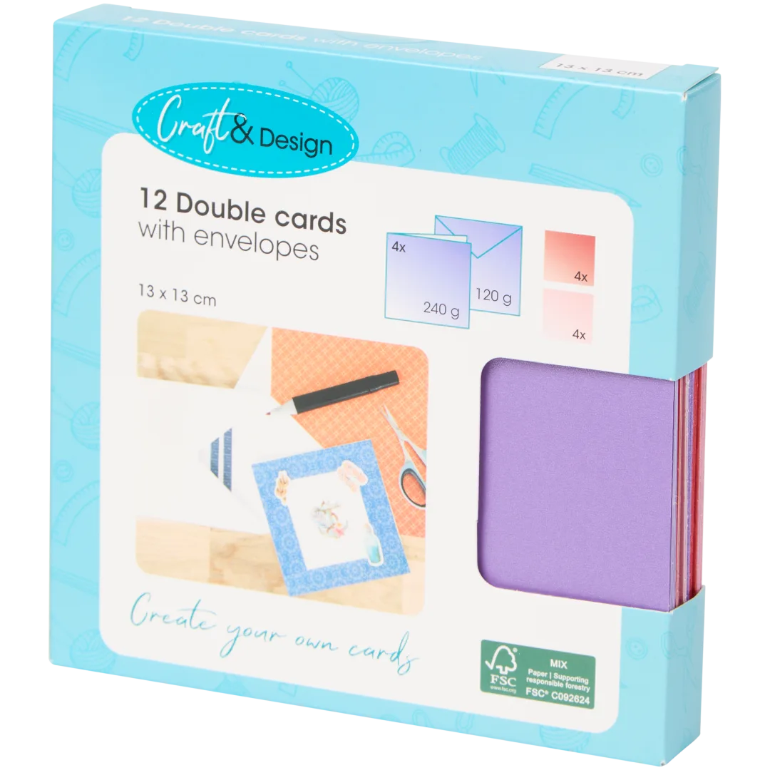 Craft & Design kaarten met envelop 6