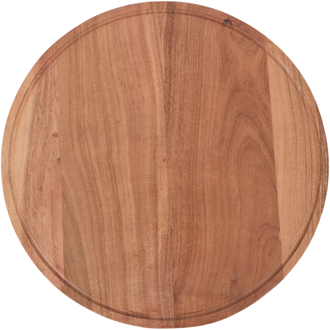 Tagliere in legno rotondo
