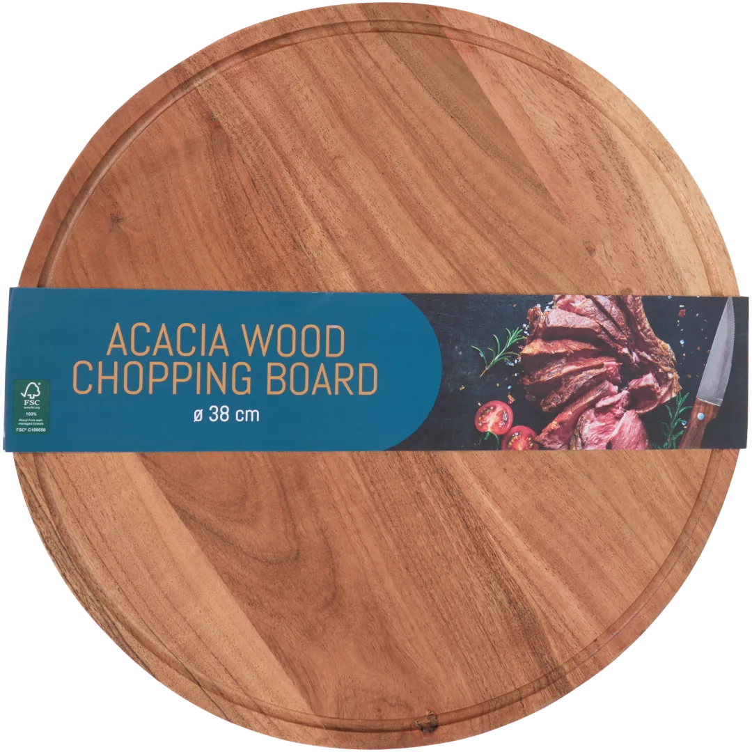 Tagliere in legno rotondo