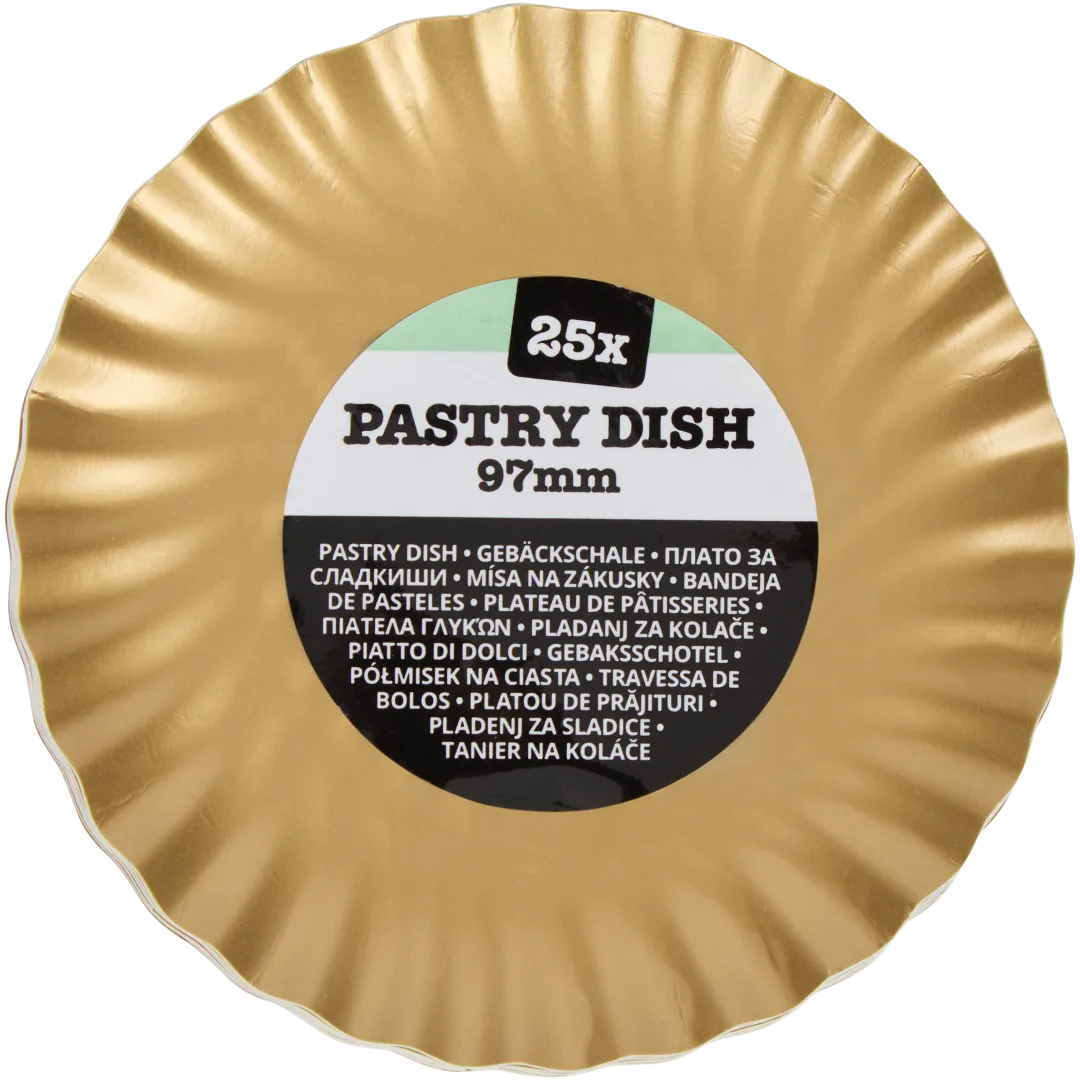 Papierowe talerze na ciasto