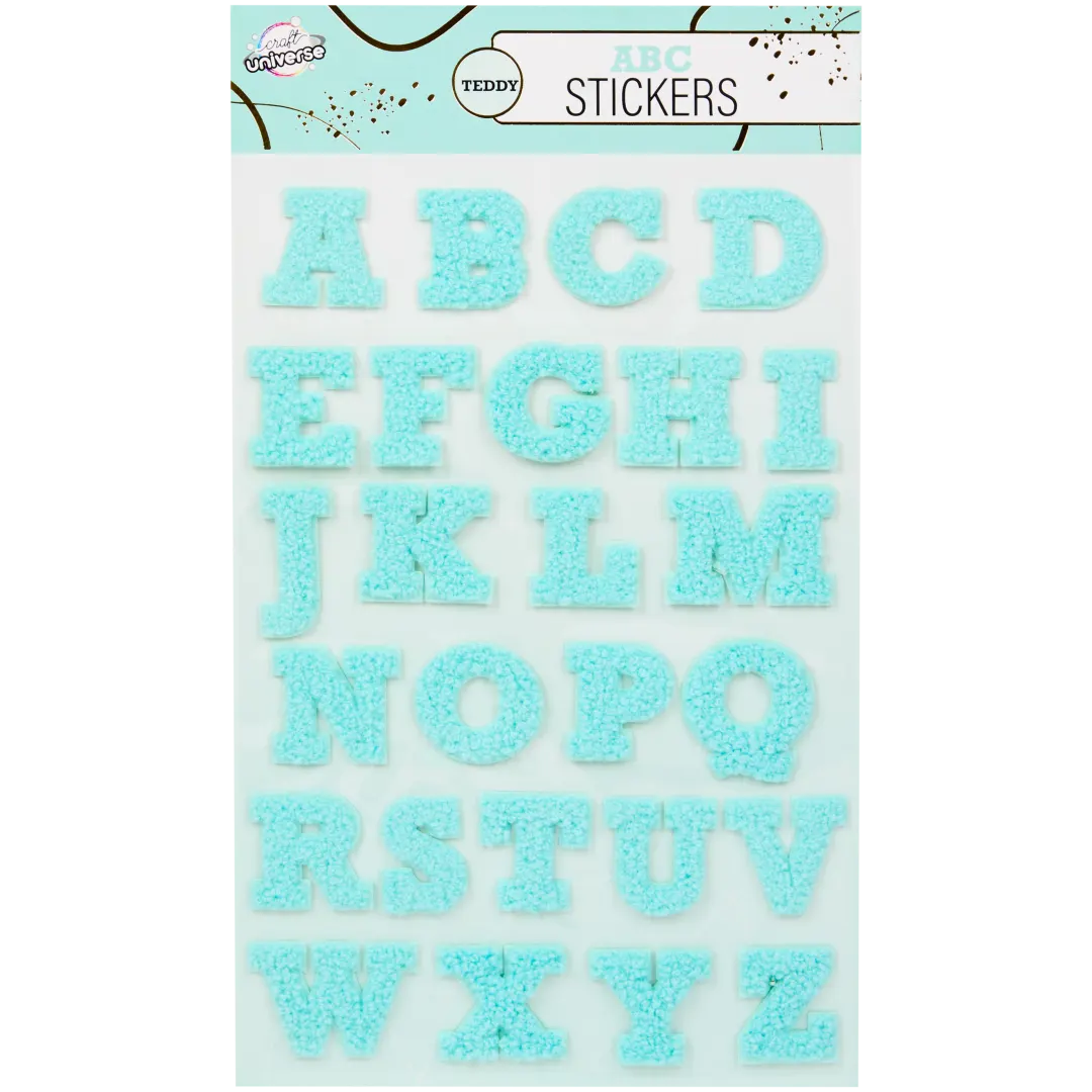 Adesivi lettere in teddy 2