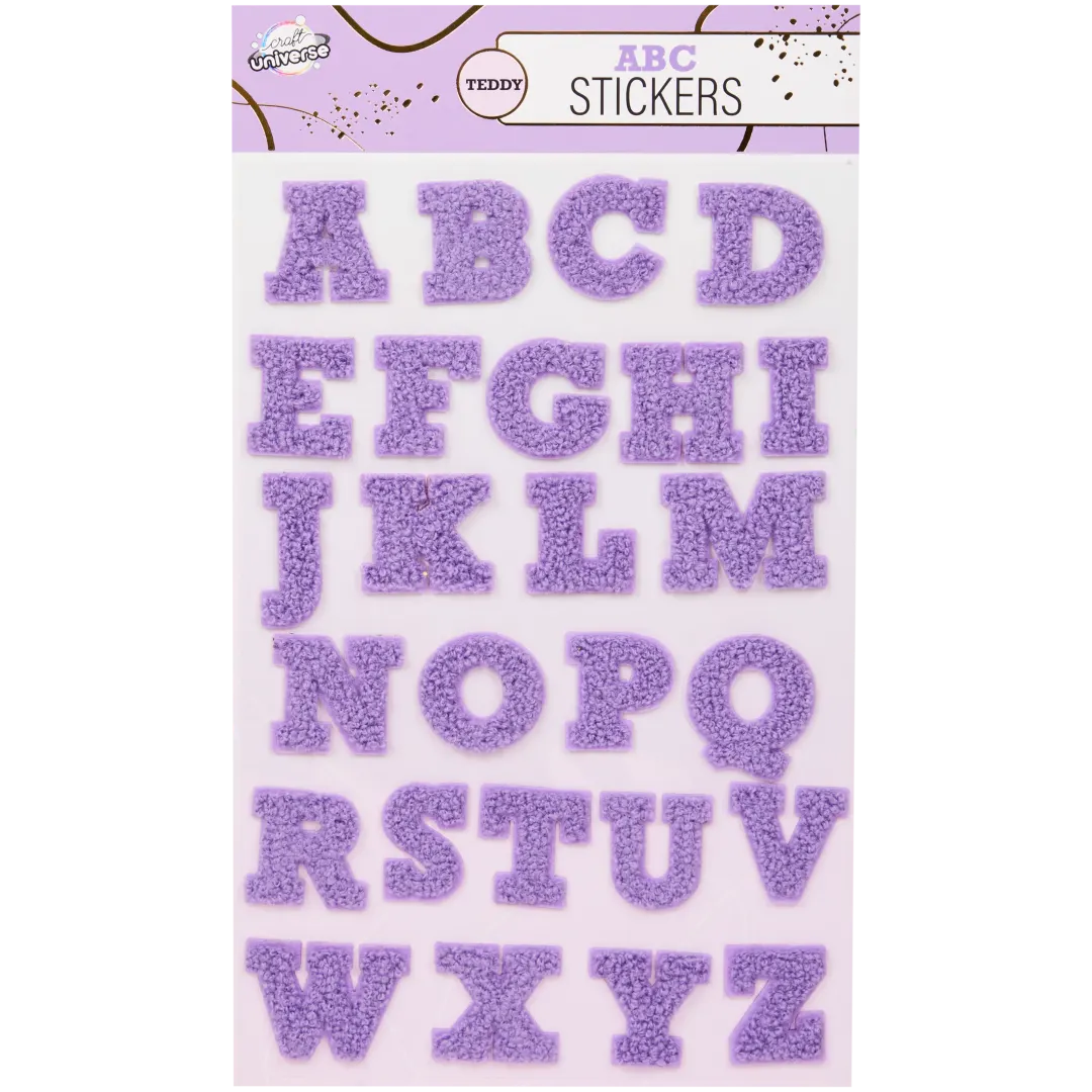 Adesivi lettere in teddy 4