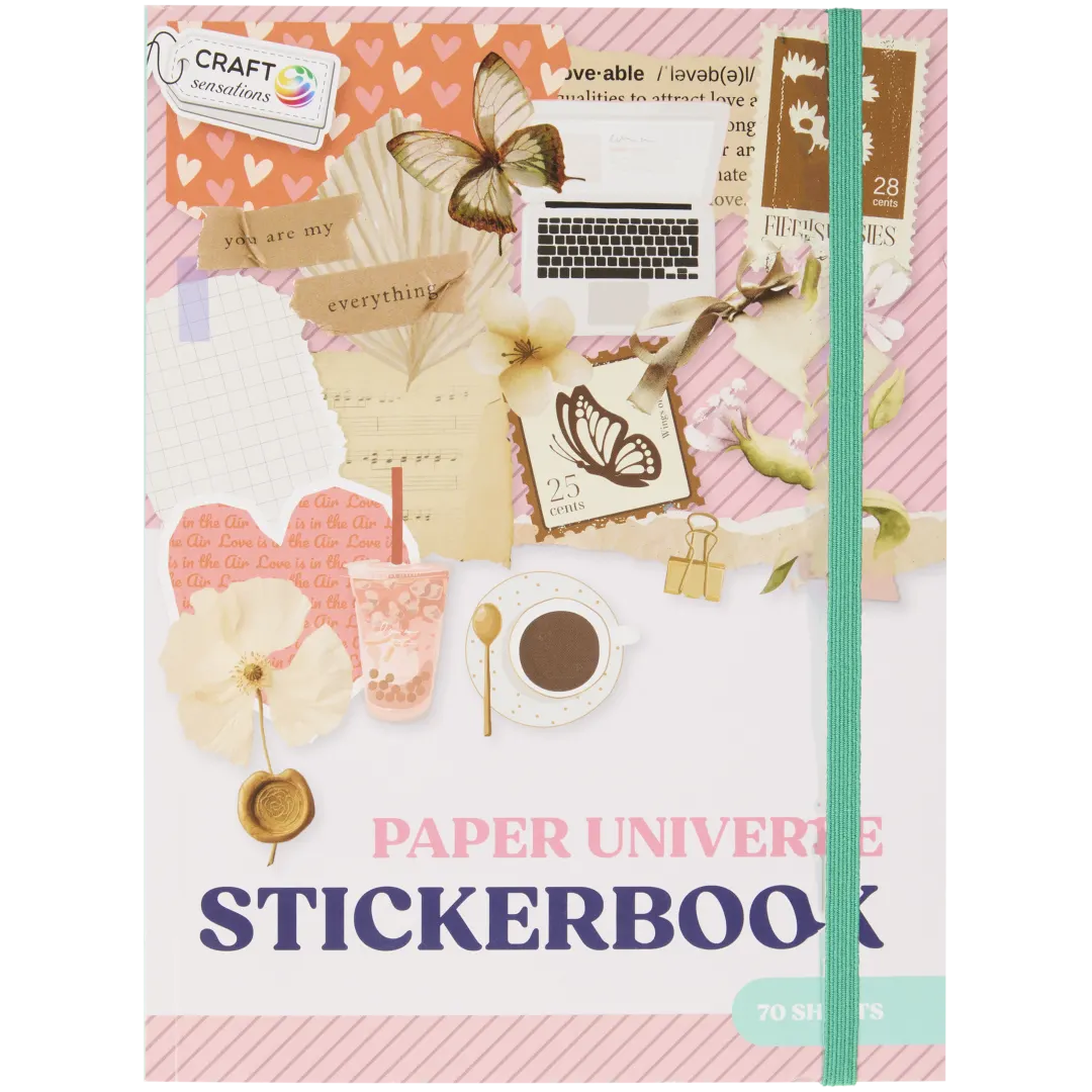 Bloco de autocolantes XL Craft Universe