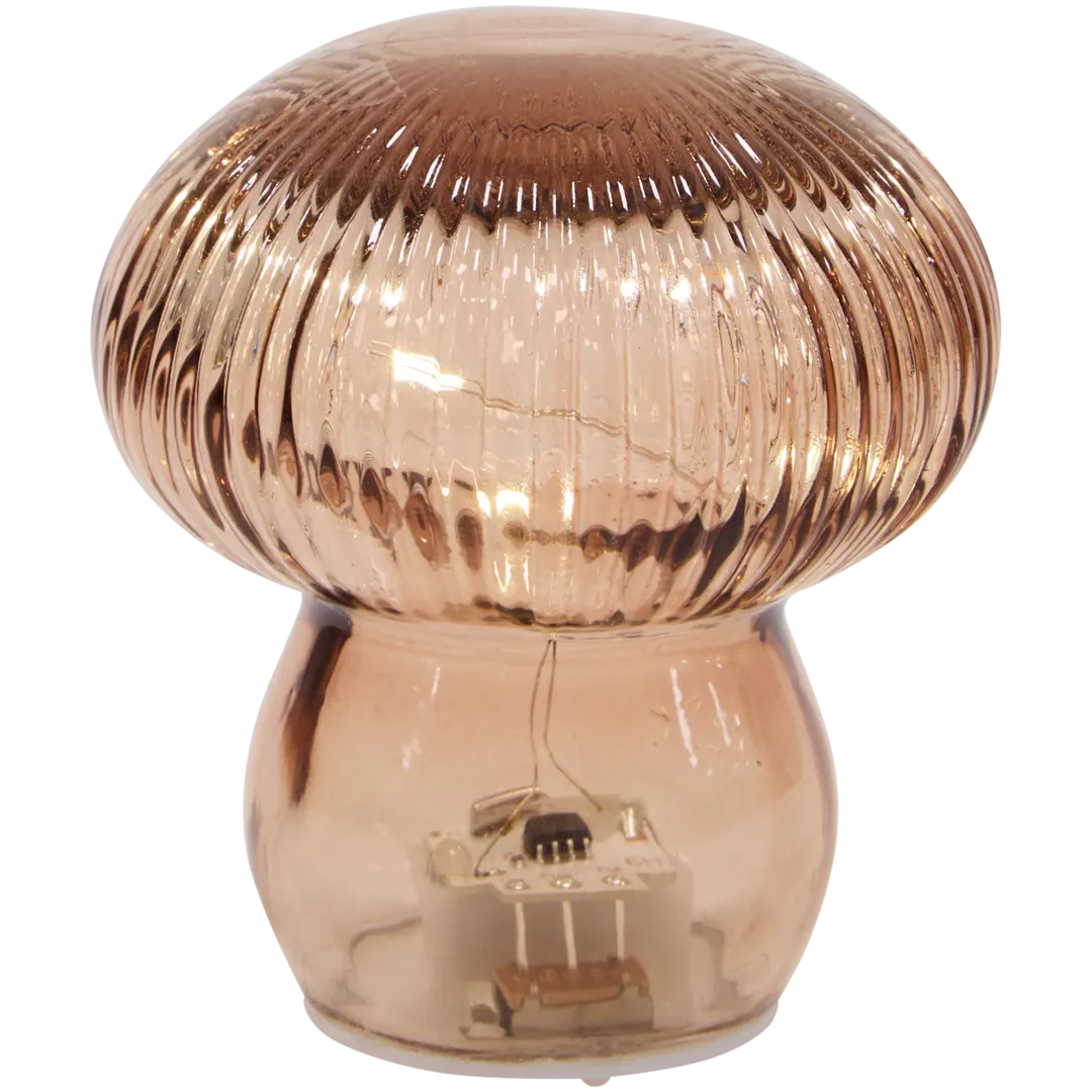 Glasdekoration mit Licht 2