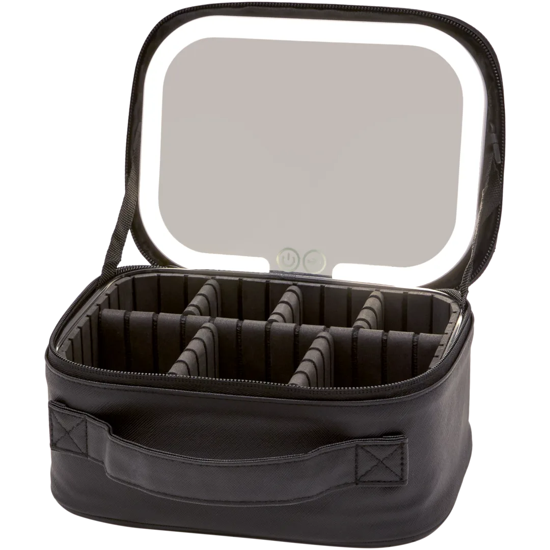 Organizer per trucco con specchio a LED 1