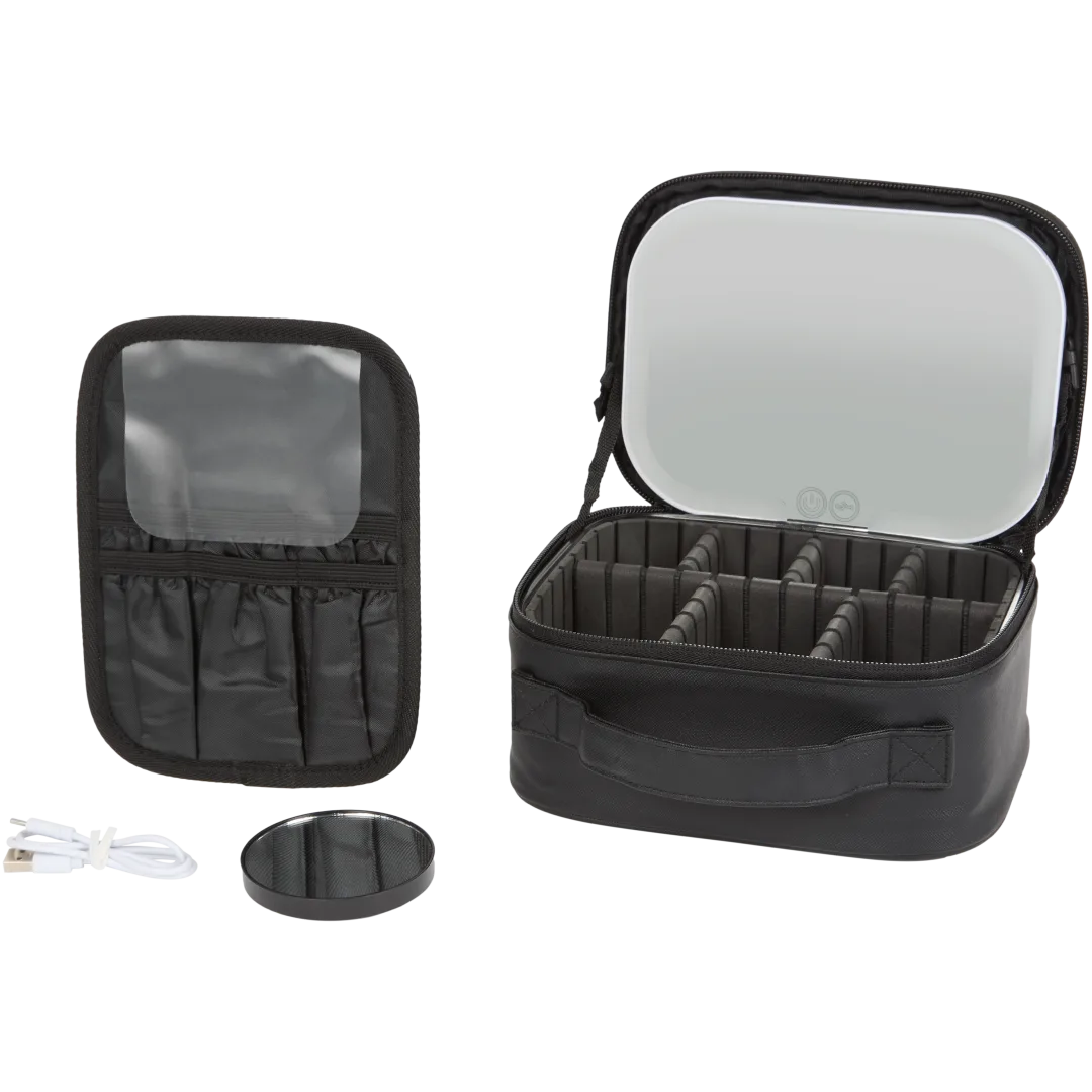 Organizer per trucco con specchio a LED 2
