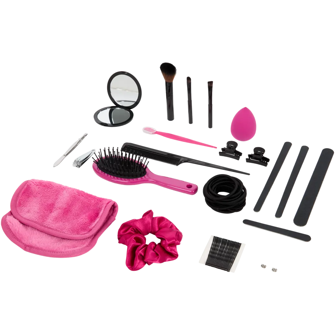 Toilettas met accessoires