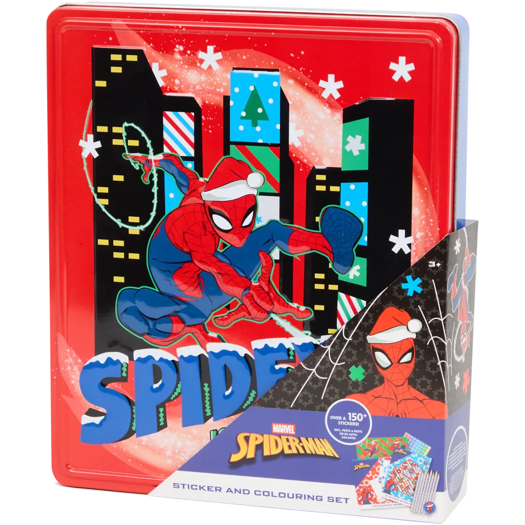 Súprava nálepiek a farieb v plechovej nádobe 3