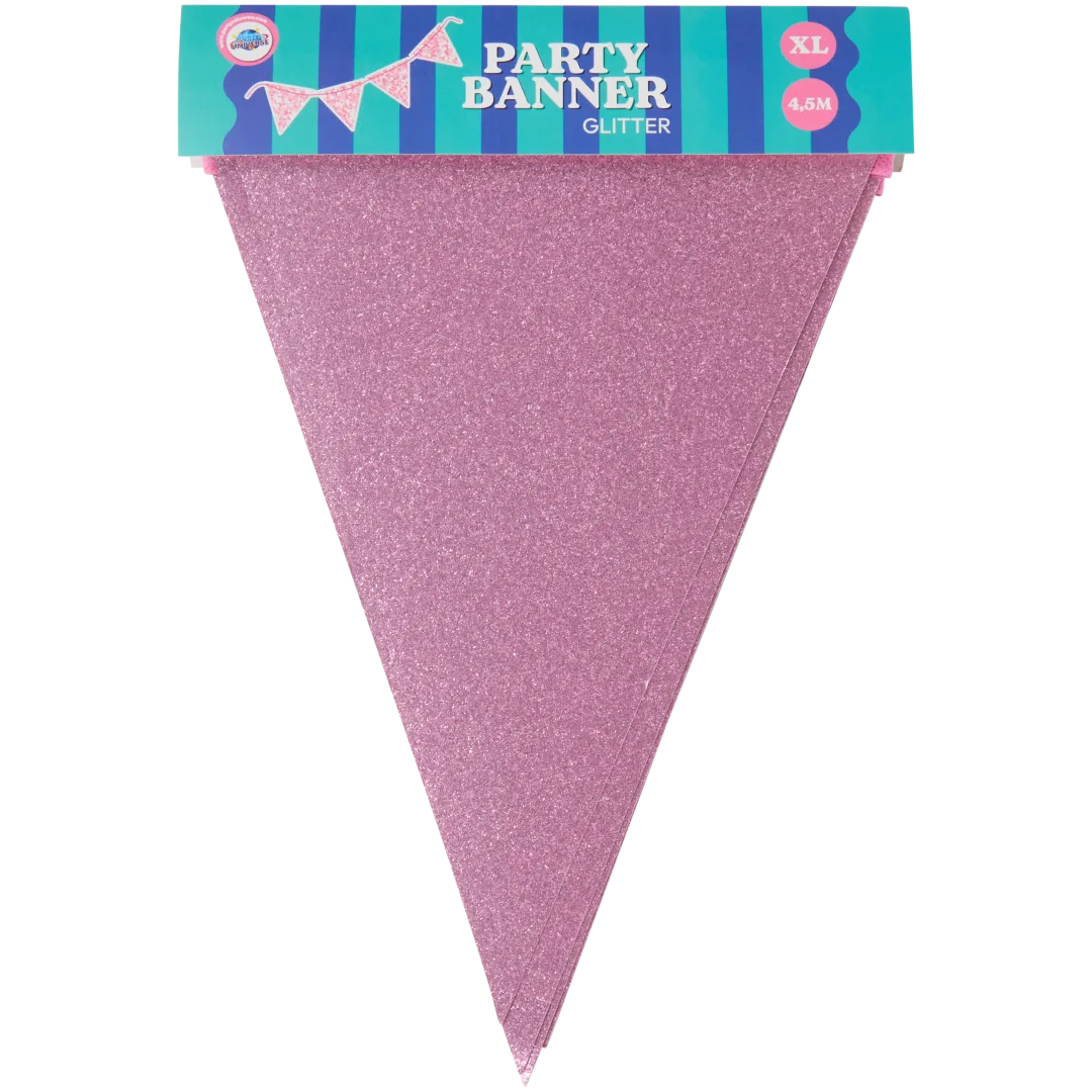 Guirlande de drapeaux à paillettes Party Universe