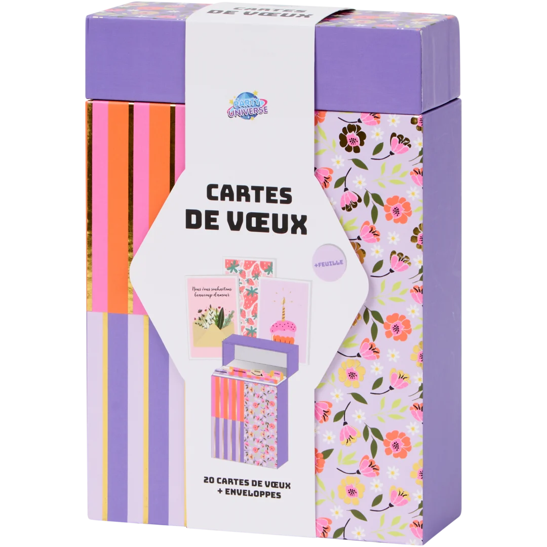 Party Universe Grußkarten in Schachtel