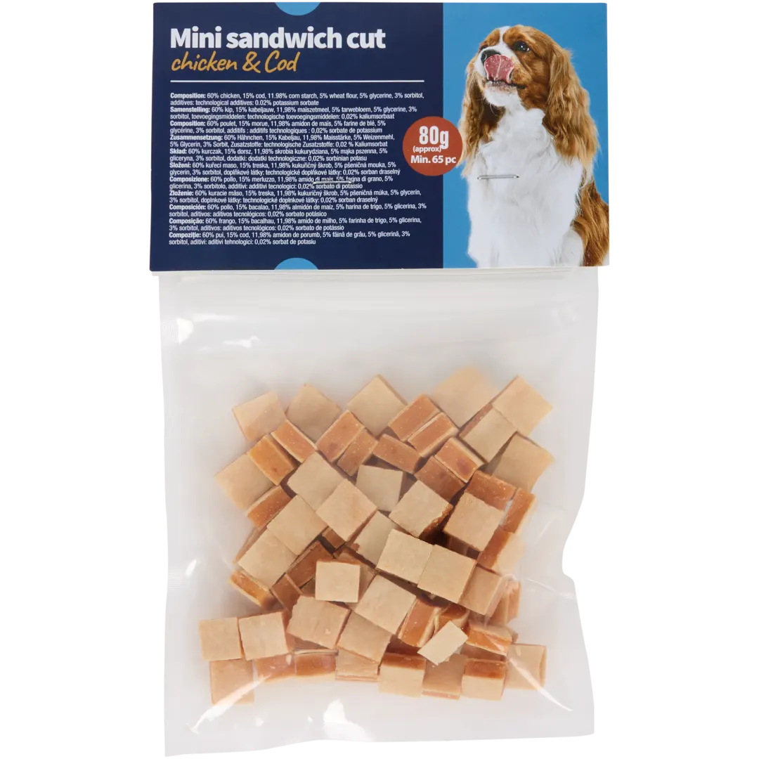 Biscuits pour chien Poulet & Cabillaud 1