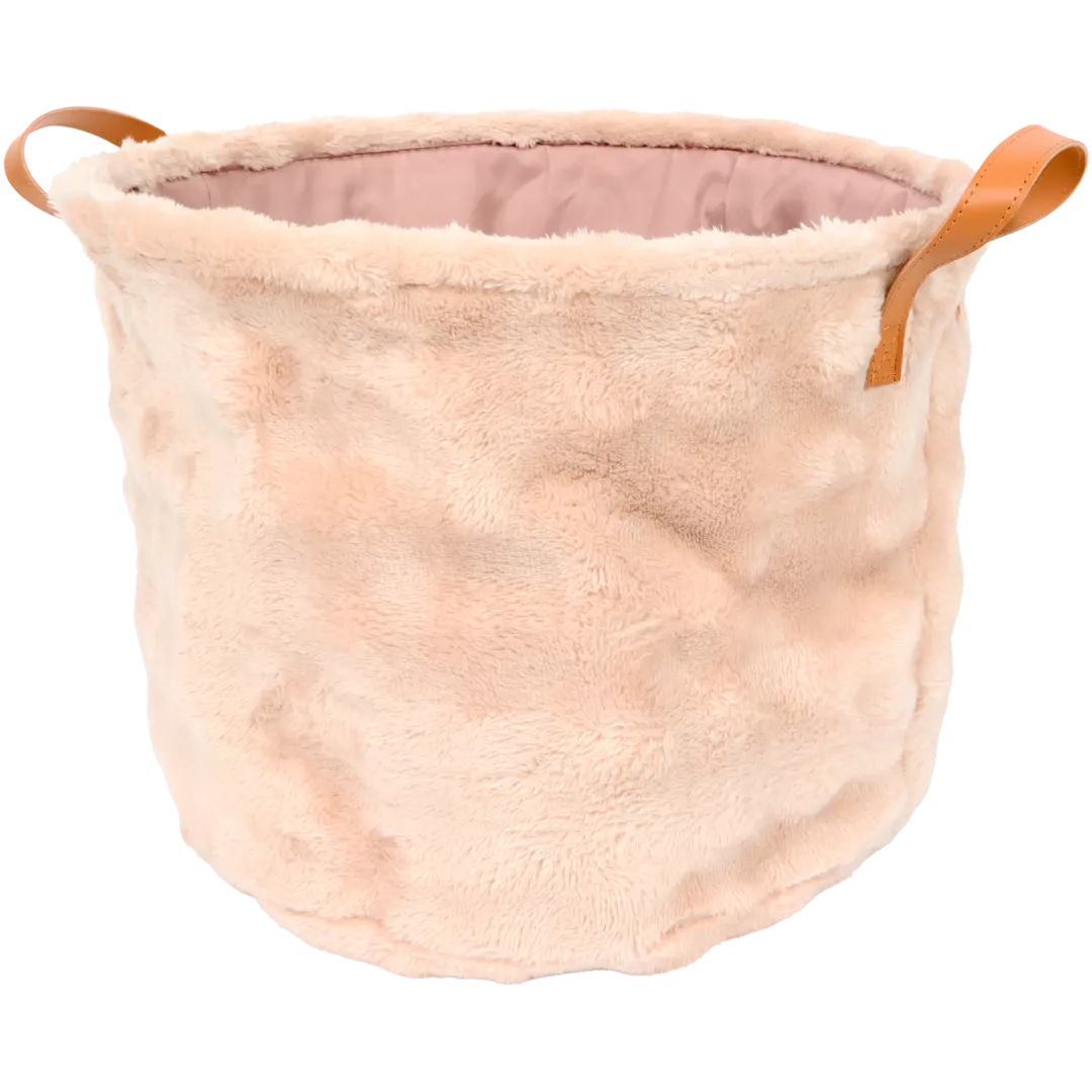 Aufbewahrungskorb aus Kunstfell 3