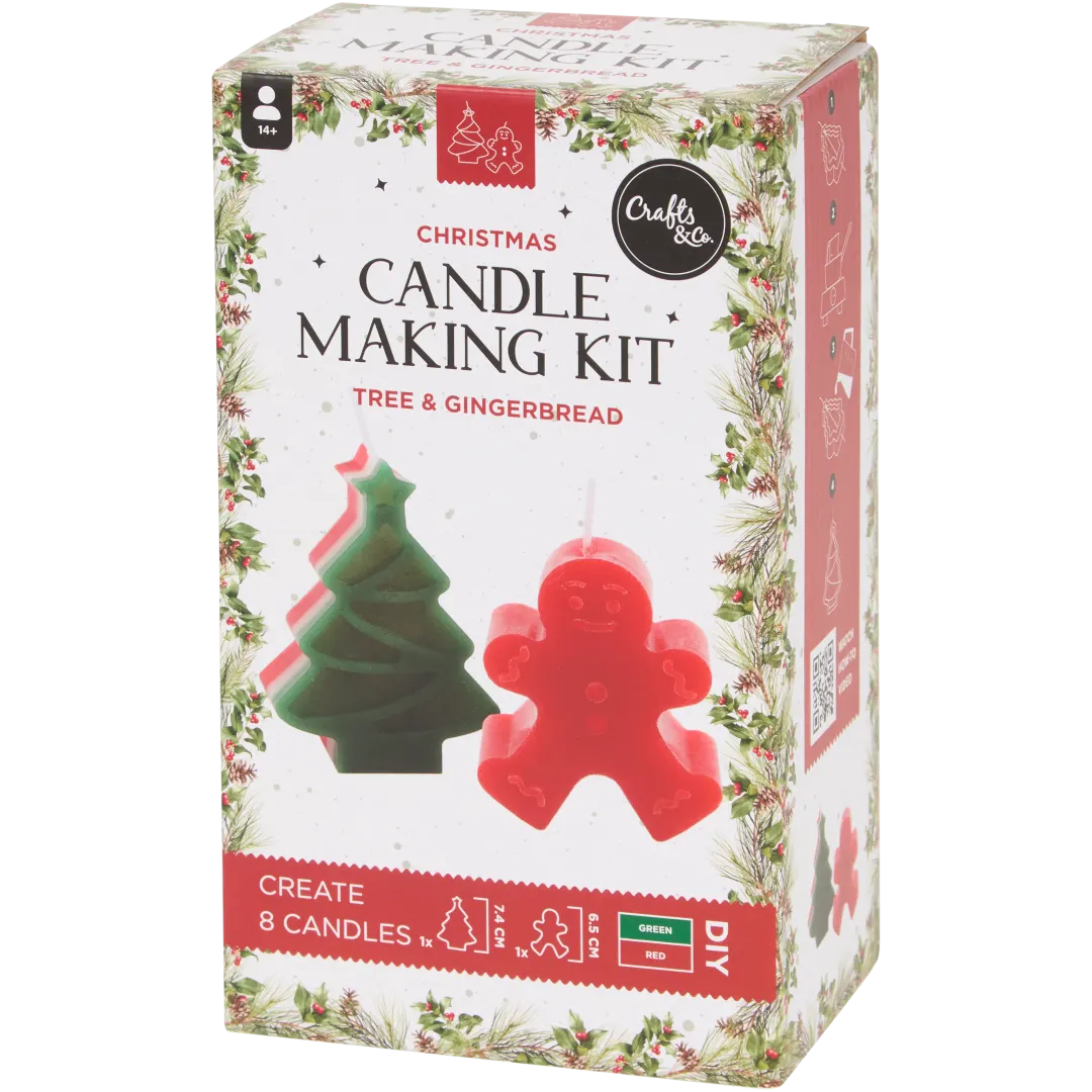 Crafts & Co maak je eigen kerstkaarsen 1