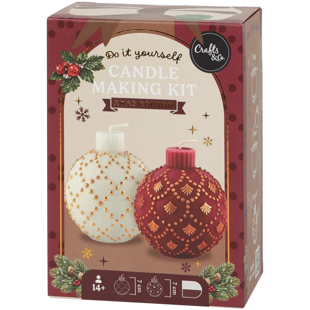 Realizza le tue candele natalizie Crafts & Co