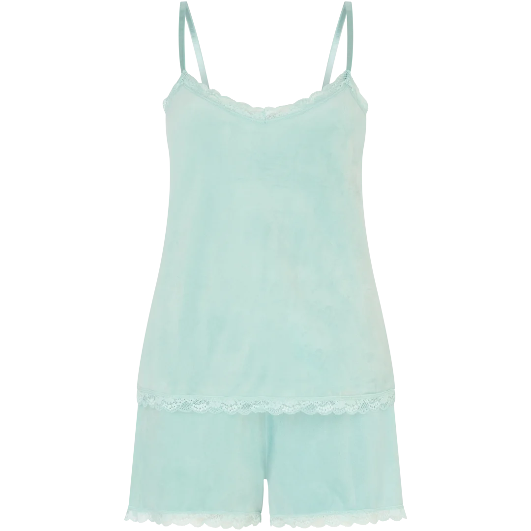 Kurzer Samt-Pyjama 2