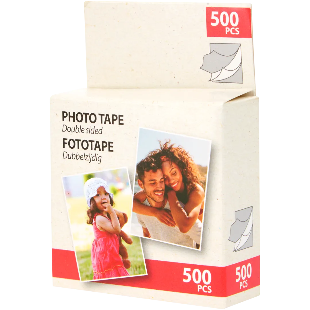 Autocolantes para fotos de dupla face